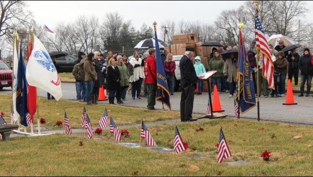 A scene from the 2019 Wreaths Across America ceremony at the Anna City Cemetery. File photo.