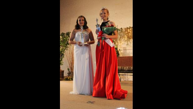 Senior Miss Cache River From left are first runner up Jacey Caudle and 2017 Senior Miss Cache River Allison Wilburn.