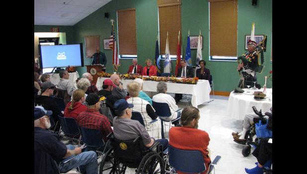 More than 100 people attended a Vietnam War Veterans Commemoration Ceremony which was held last Saturday afternoon at the Illinois Veterans Home in Anna.