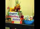 Union County Hospital employees assembled gift baskets to benefit area teachers and students. Photo provided.